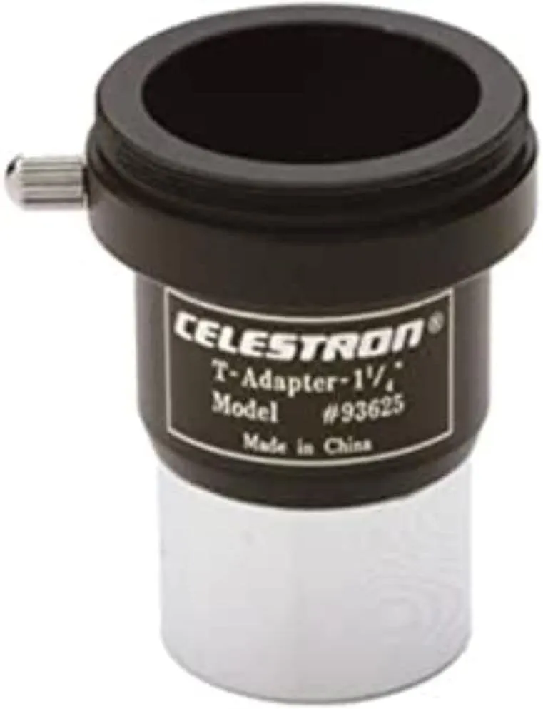 Celestron 93625 1.25 Inch Universal SLR or DSLR Camera T-Adapter, Silver/Black