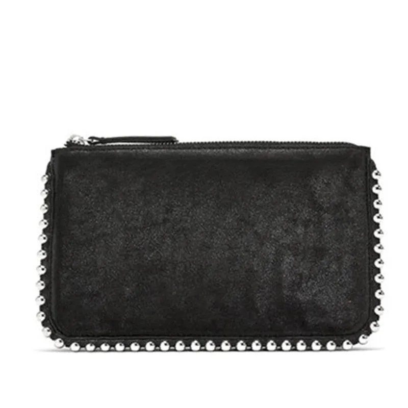 Chains Beading Luxury Matte Leather Lady Bag