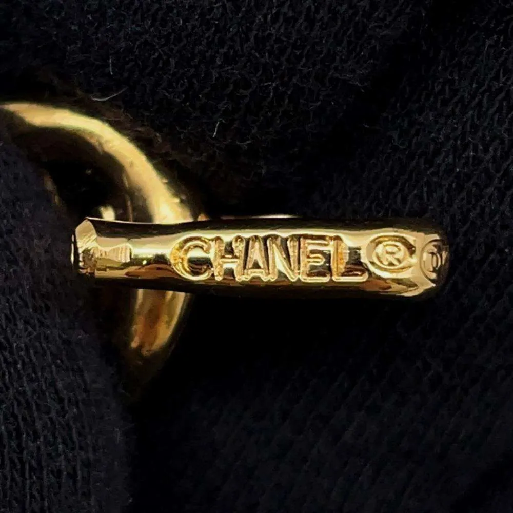 CHANEL ChainBelt 31 Cambon Coin Black Metal Leather