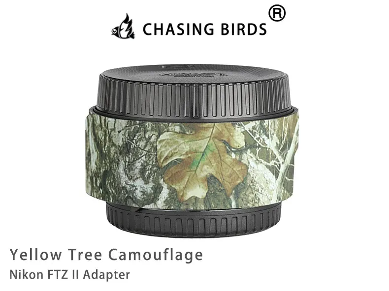 CHASING BIRDS Camouflage Waterproof Protective Coat for Nikon FTZ II Adapter rainproof cover