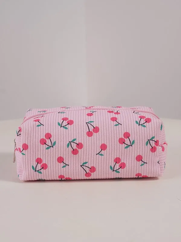 Cherry Cosmetic Bag