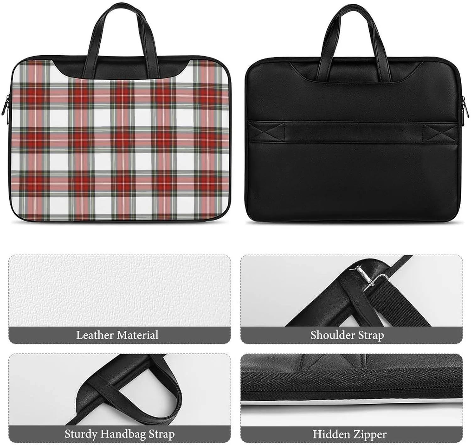 Clan MacArthur Arthur Handheld Single Shoulder Crossbody Laptop Bag Unisex