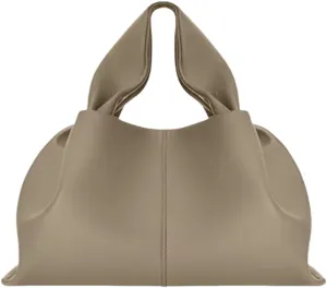 Cloud Shape Handbag and Purse Single Shoulder Crossbody Bag for Women (Grey,Large)
