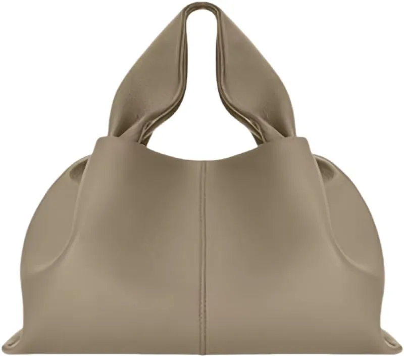 Cloud Shape Handbag and Purse Single Shoulder Crossbody Bag for Women (Grey,Large)