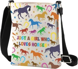 CMNIM Girls Horse Lovers Crossbody Bag - Horse Print Small Purse