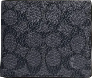 Coach 3-in-1 in Signature, Charcoal/Black, One Size