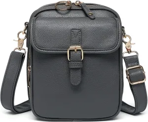 Collaboraten1 Crossbody Leather Bag,UrvashiCrossbody Bag,UrvashiVintage Double Layer Large Capacity Mini Cross Body Bags