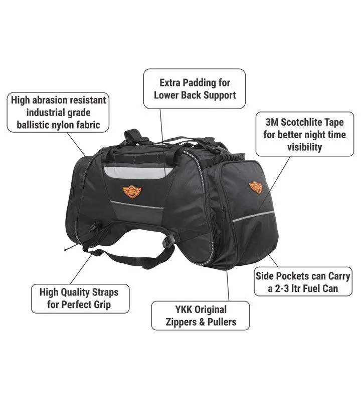Combo 6: Rhino Mini 50L Tail Bag   Shark Universal 28L Tank Bag