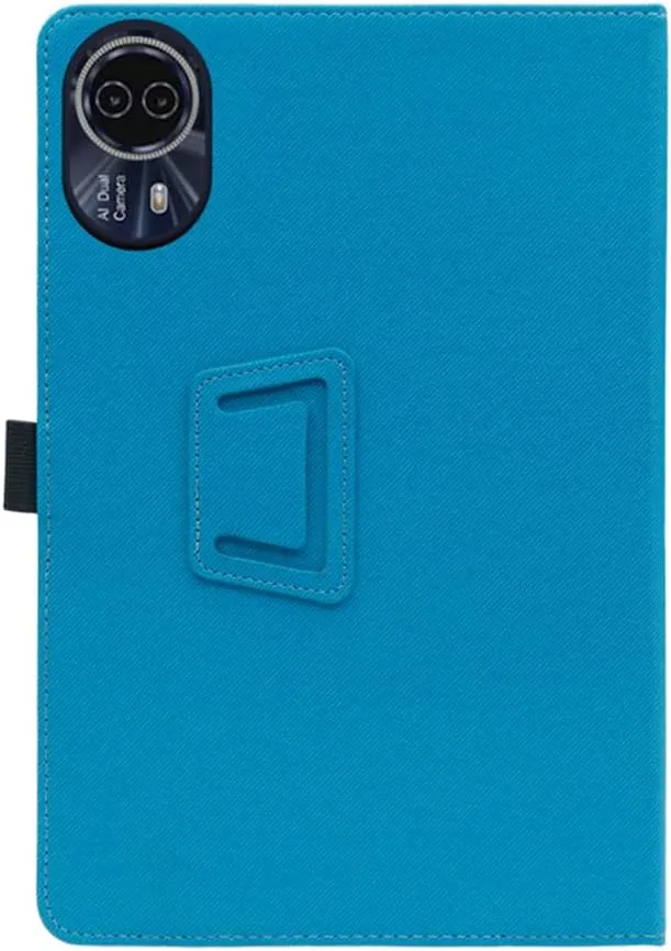 Compatible with Teclast T65 Max 12.95- INCH Tablet case, Full Coverage Ultra Slim PU Leather Cover Case with Folding Stand Cover Rugged with Auto Sleep/Wake (Light Blue)