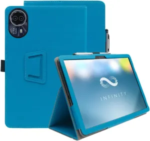 Compatible with Teclast T65 Max 12.95- INCH Tablet case, Full Coverage Ultra Slim PU Leather Cover Case with Folding Stand Cover Rugged with Auto Sleep/Wake (Light Blue)