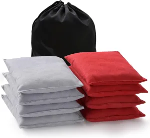 Cornhole Bags Set of 8 Regulation Corn Hole Bean Bags for Cornhole Game, Professional Weather Resistant Corn Hole Bags with Tote Bag