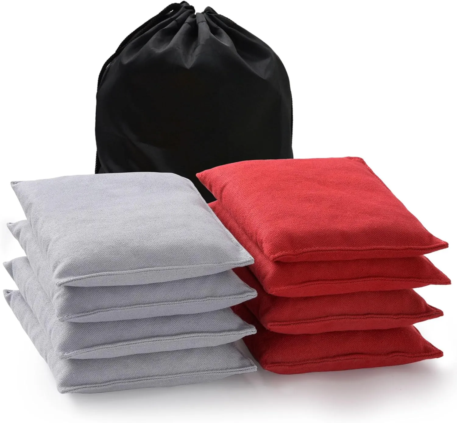 Cornhole Bags Set of 8 Regulation Corn Hole Bean Bags for Cornhole Game, Professional Weather Resistant Corn Hole Bags with Tote Bag
