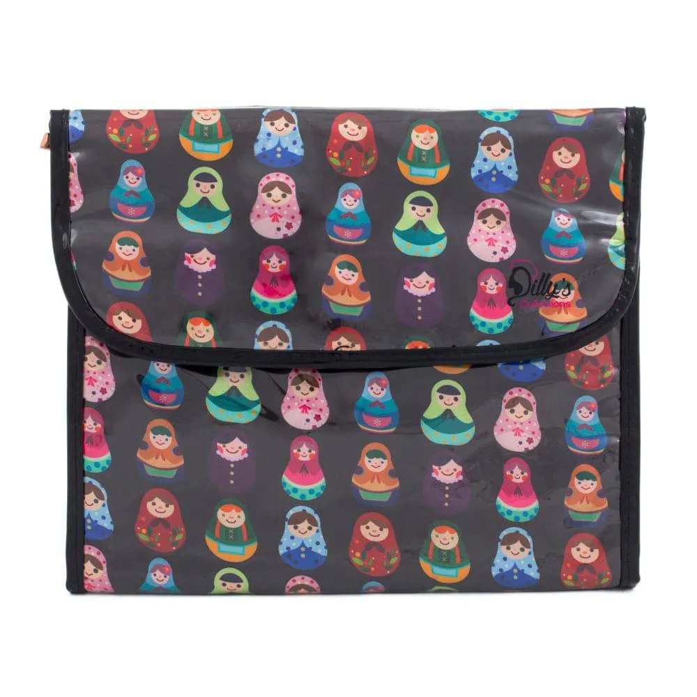 Cosmetic  Bag - Hanging - Babushka Print