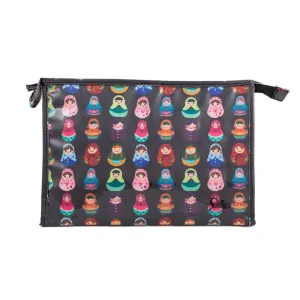 Cosmetic Bag - Large - Babushka Print
