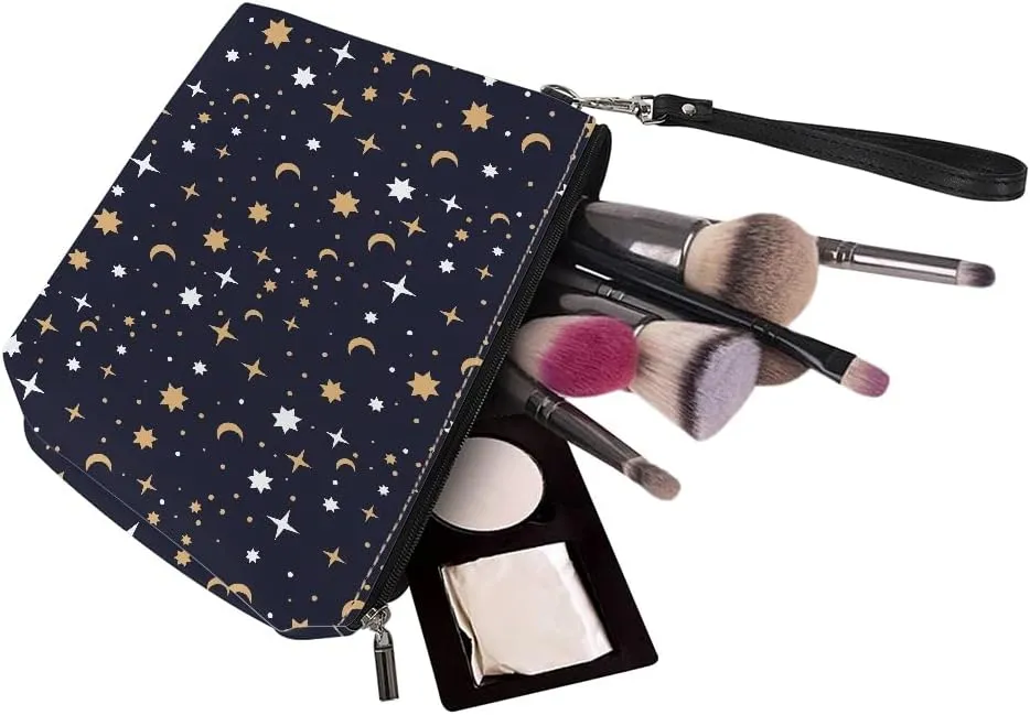 Cosmetic Bags for Purse Cute Sea Turtle Small Hanging Portable Makeup Bag Brush Holder Pouch Cosmetics Organizer Bag for Women