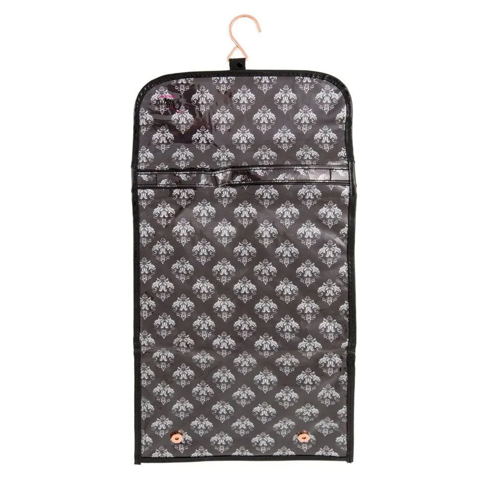 Cosmetic Toiletry Hanging Bag - Damask Print