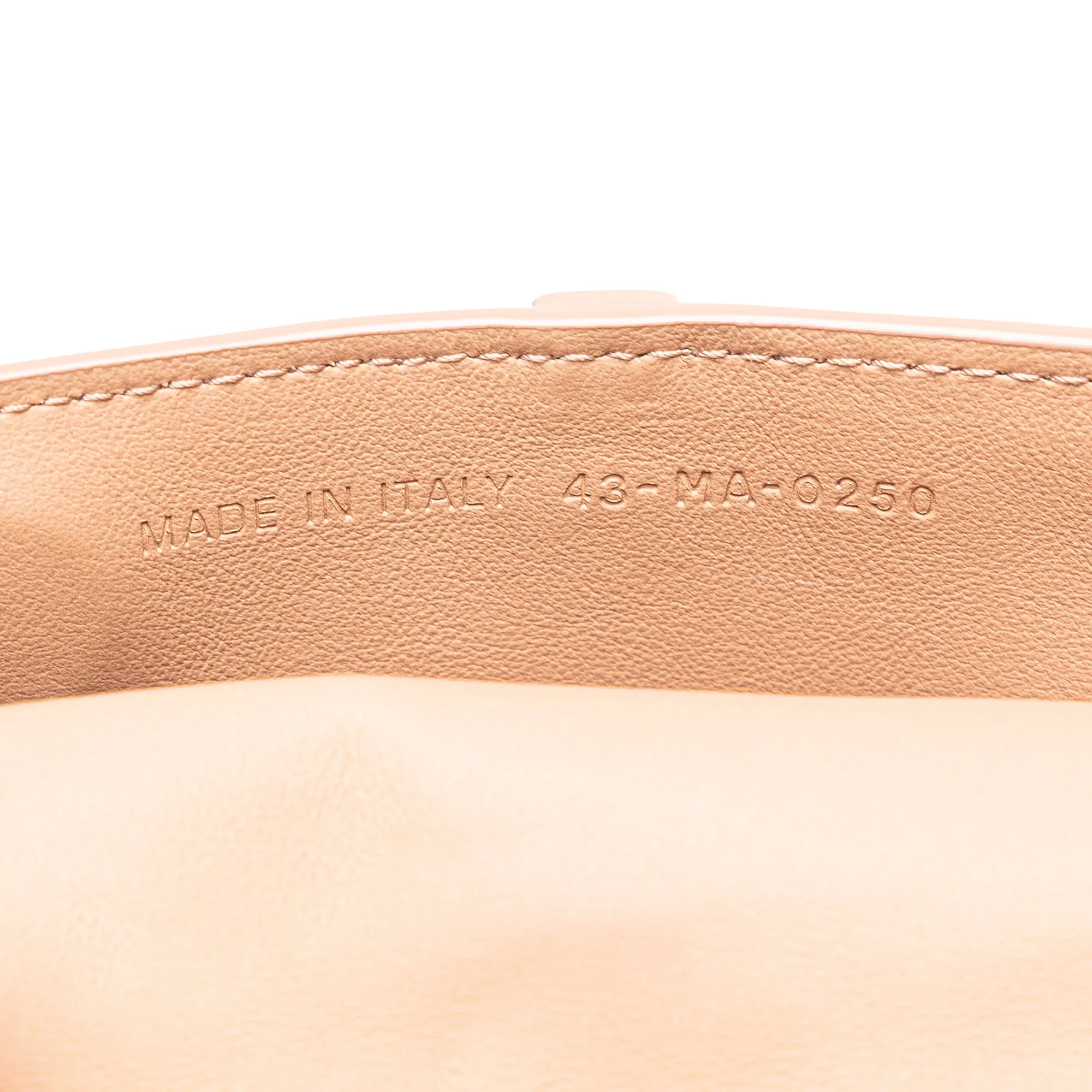 Creme Dior Nano Ultra Matte Calfskin Saddle Chain Pouch Crossbody Bag