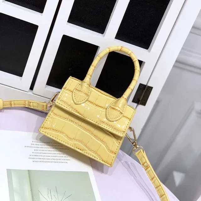 Crocodile Trusted platform Quality Messenger Handbag bag Small Special promotion 2019 pattern Leather New Chain Square Mini Fashion Bags PU Women's Shoulder