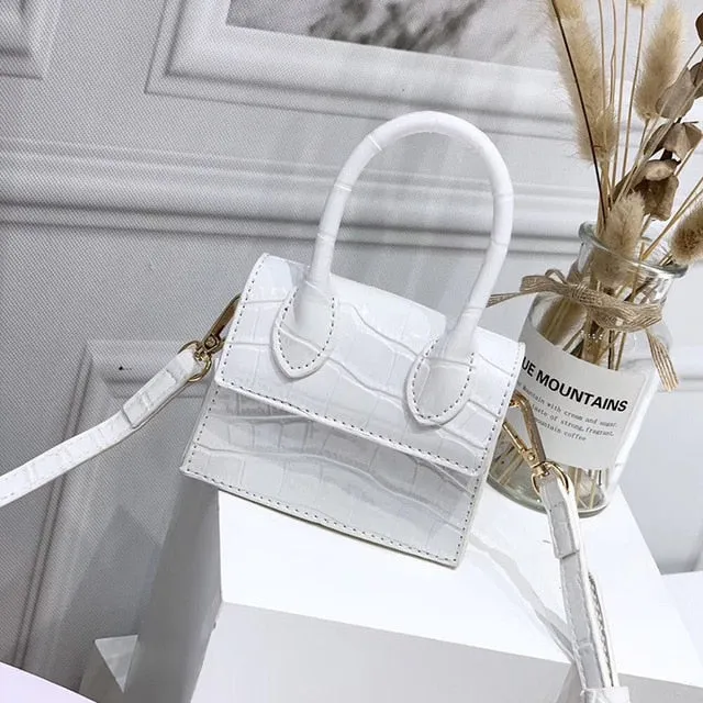 Crocodile Trusted platform Quality Messenger Handbag bag Small Special promotion 2019 pattern Leather New Chain Square Mini Fashion Bags PU Women's Shoulder