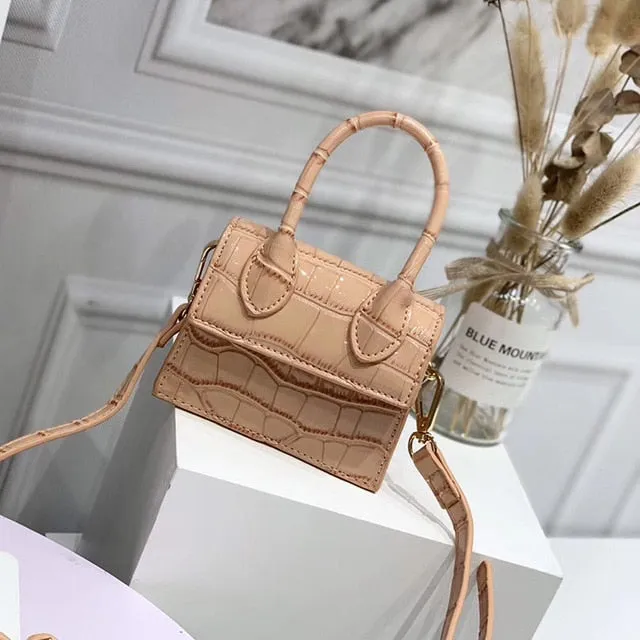Crocodile Trusted platform Quality Messenger Handbag bag Small Special promotion 2019 pattern Leather New Chain Square Mini Fashion Bags PU Women's Shoulder