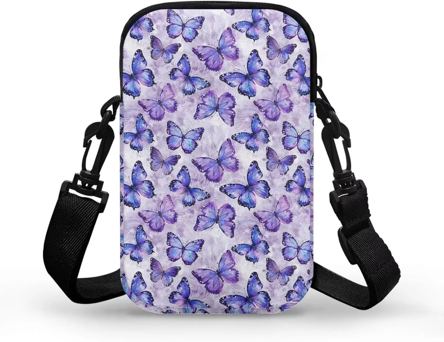 Crossbody Bag for Women Mini Messenger Bag Cell Phone Purse Sling Shoulder Bag with Double Pockets