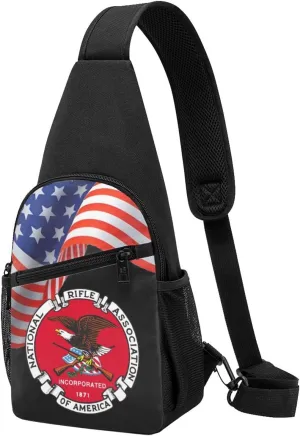 Crossbody Shoulder Chest Bag National Rifle Association Fashion One-Shoulder