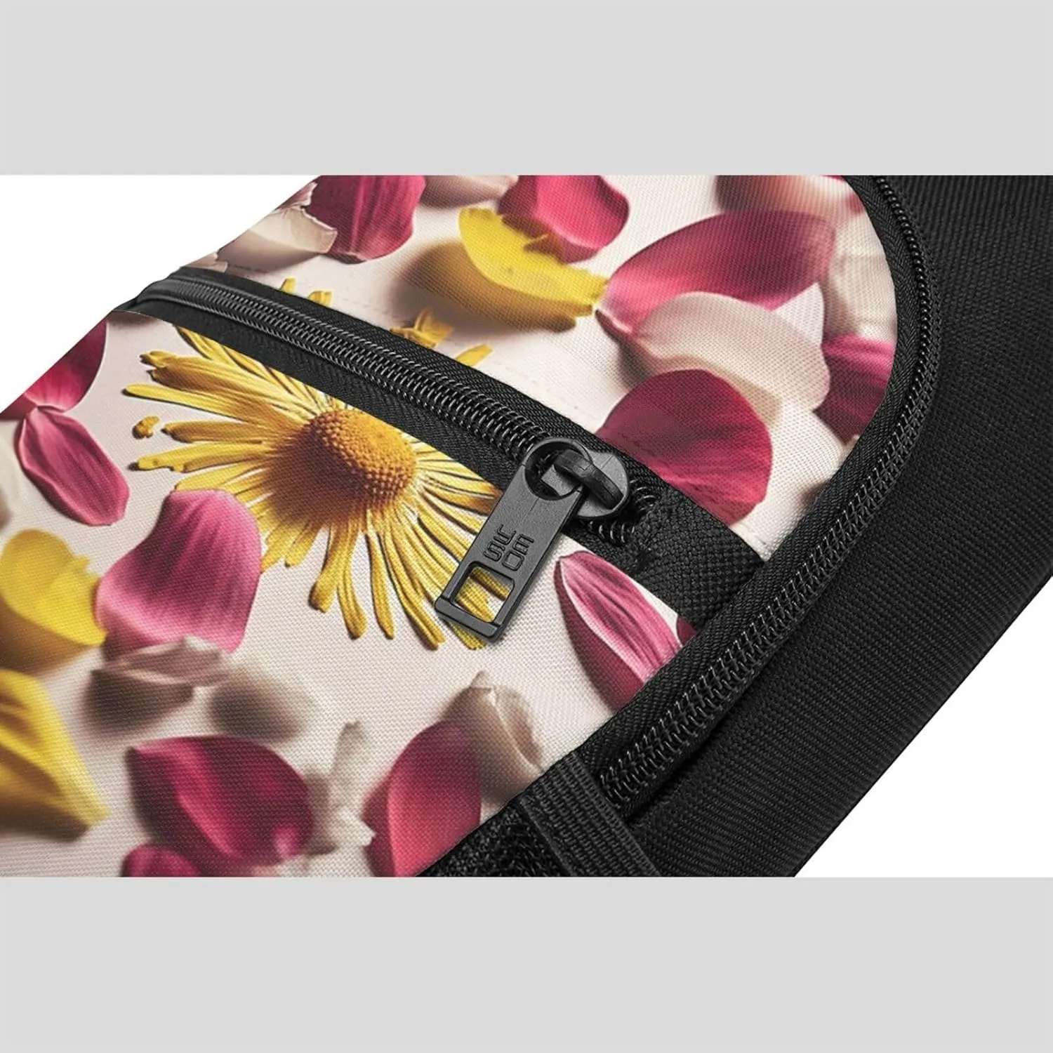 Crossbody Sling Backpack Sling Bag for Men Women Cross Chest Bag Shoulder Bag Flower Petals Travel Hiking Daypack