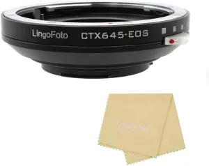 CTX645 -EOS Lens Adapter Ring for Contax 645 Mount Lens for Canon EOS EF Mount Camera Metal Dual Purpose Adapter Ring Manual Focus
