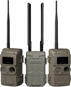 Cuddeback CuddeLink Wireless, 3rd Gen Sensor, Low-Glow Black Flash LED Camera with Antenna and Strap Bundle CuddeLink Cell Home with Patented Wireless Technology (3 Items)