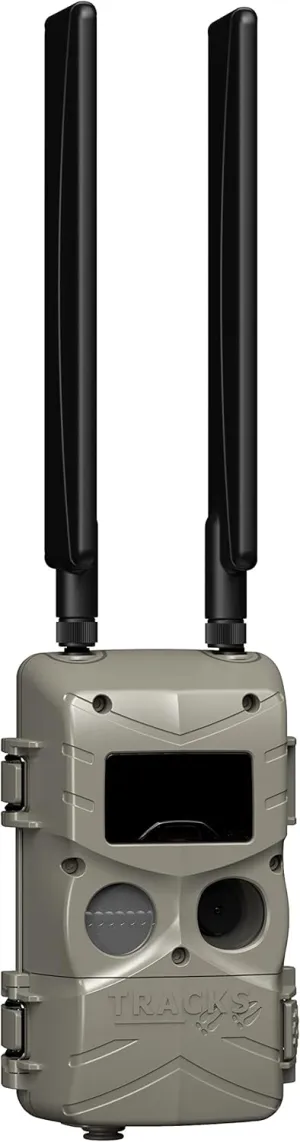 Cuddeback Tracks Black Flash Standalone Cell Camera (Compatible with All Power and Mount Options) Bundle with 32GB SDHC UHS-I Memory Card (100MB/s), and High Speed Card Reader (3 Items)