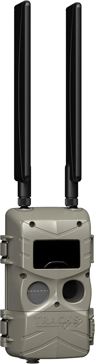Cuddeback Tracks Black Flash Standalone Cell Camera (Compatible with All Power and Mount Options) Bundle with 32GB SDHC UHS-I Memory Card (100MB/s), and High Speed Card Reader (3 Items)