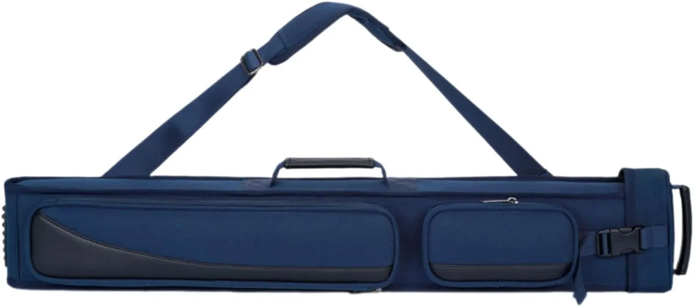 Cue Storage Shoulder Bag Sling Bag Abrasion-Resistant Large Capacity Waterproof Cue Carry Bag for 7X Cues Billiards Supplies