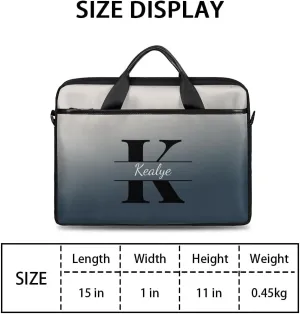 Custom Laptop Bag for Women Men Personalized Name 13 14 15.6 inch Laptop Messenger Shoulder Bags