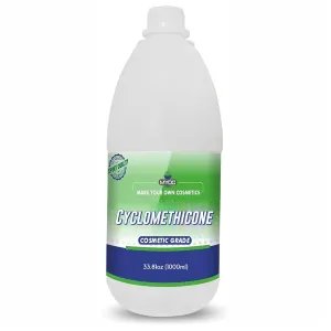 Cyclomethicone – Cosmetic Grade | Lightweight Silicone for DIY Skincare, Haircare & Personal Care Formulations - 1 L / 33.8 Fl Oz