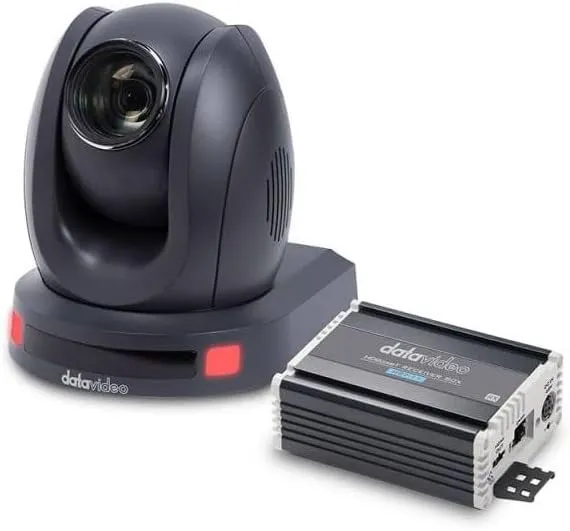 Datavideo PTC-140TH 2.07MP PTZ Camera with HBT-11 Receiver, 20x Optical Zoom, 60 fps, PoE