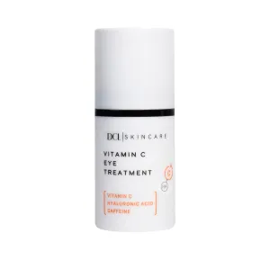DCL Skincare Vitamin C Eye Treatment boosts collagen and reduces eye puffiness with High Potency Vitamin C, Vitamin B5 and Hyaluronic Acid, 0.5 Fl Oz