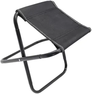 DECHOUS Portable Folding Stool Outdoor Chairs Chairs Fold up Stool Camping Supplies Canvas Black