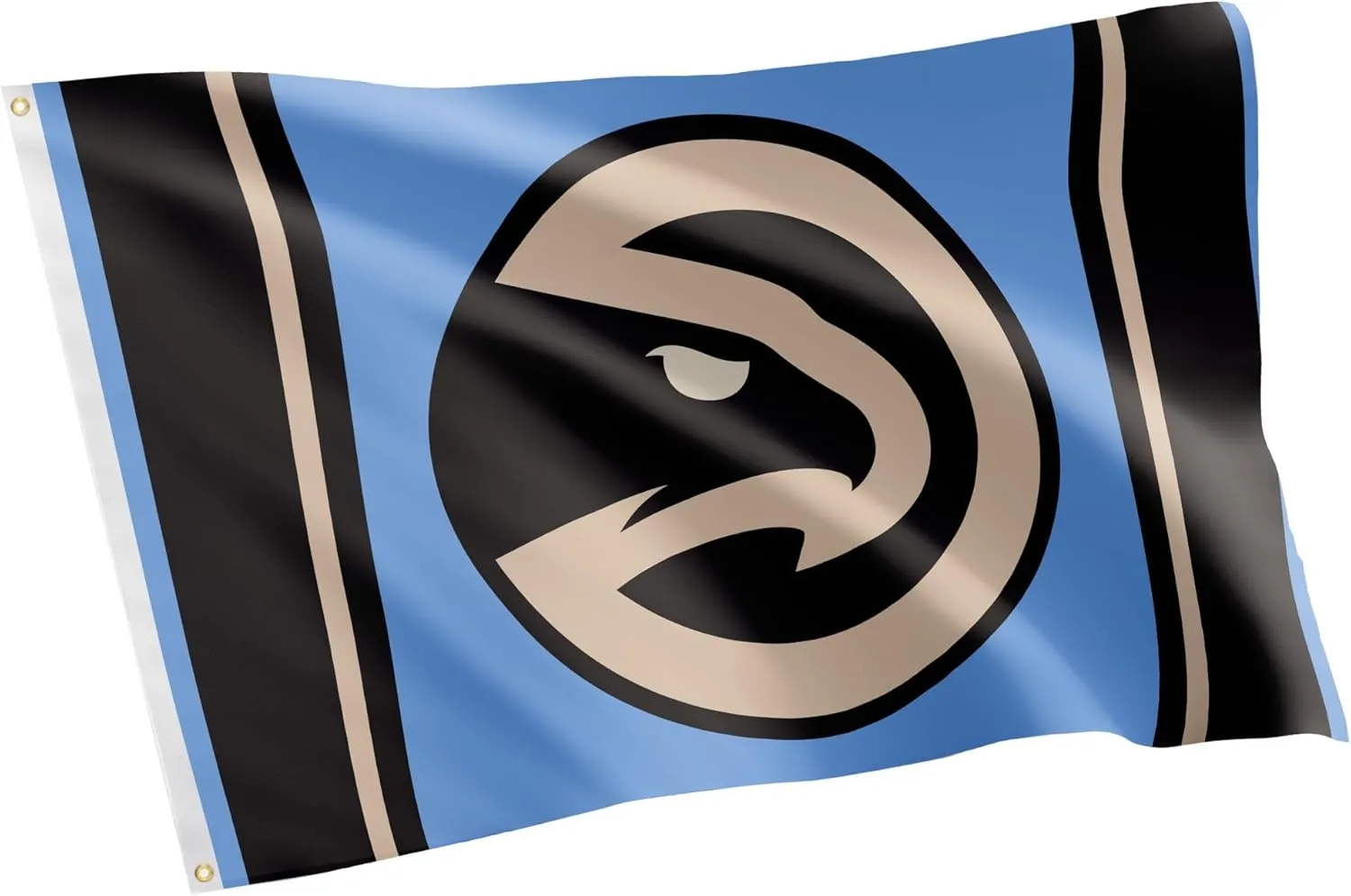 Desert Cactus Atlanta Hawks Flag NBA 100% Polyester Indoor Outdoor 3x5 feet National Basketball Association Team Flags (Flag City Edition 2023 B)