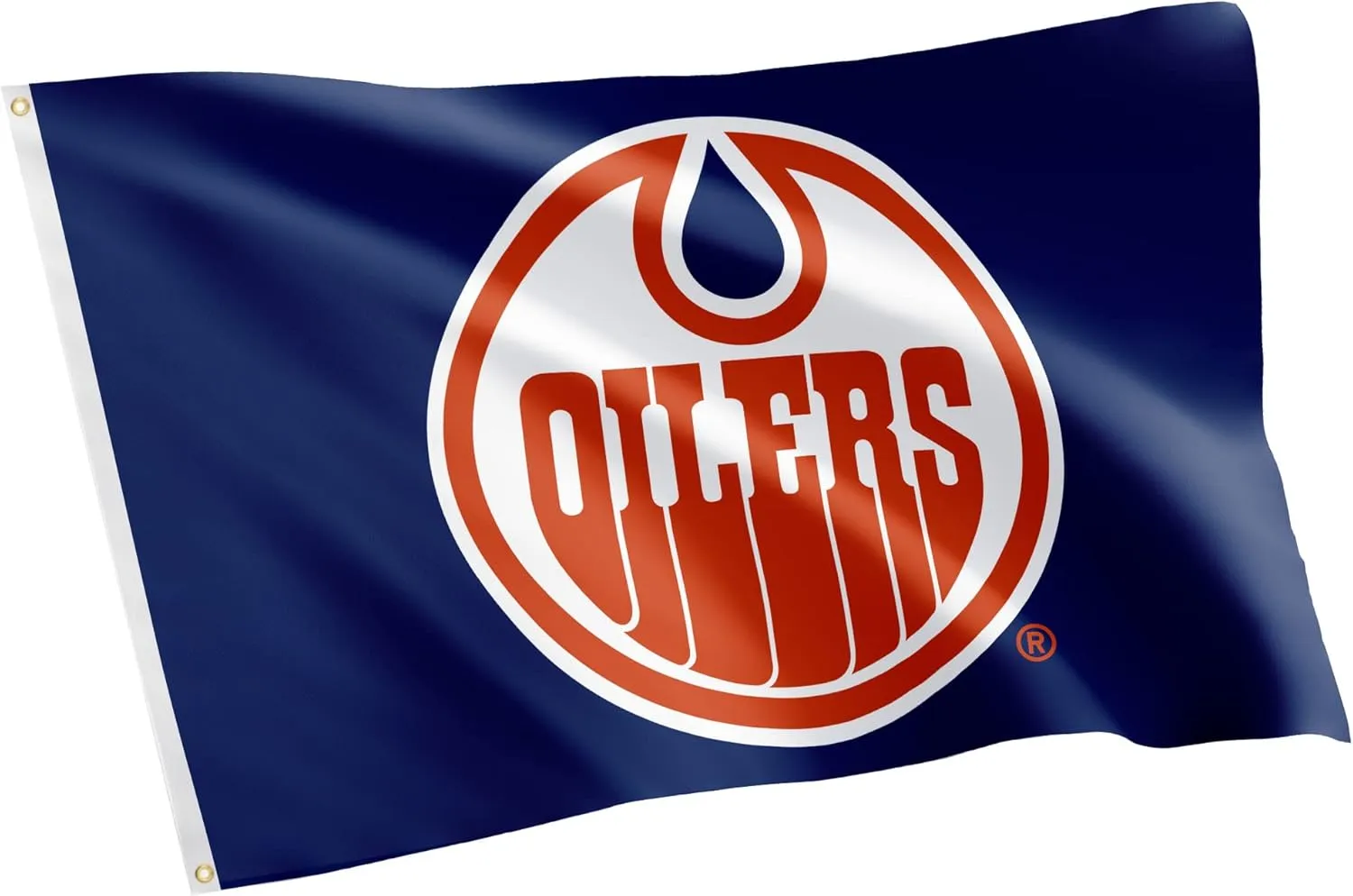 Desert Cactus Edmonton Oilers Flag NHL 100% Polyester Indoor Outdoor 3x5 feet National Hockey League Team Flags (Vintage Flag #1)