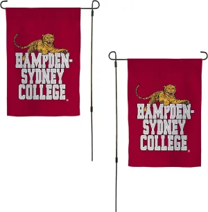 Desert Cactus Hampden-Sydney College HSC Garden Flag – 19 x 12 inch Hampden Syndey Tigers Banner, For Outdoor Display and Events (Design A)