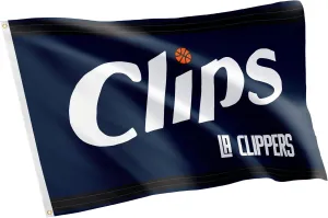 Desert Cactus Los Angeles Clippers Flag NBA 100% Polyester Indoor Outdoor 3x5 feet LA National Basketball Association Team Flags (Flag City Edition 2023 A)
