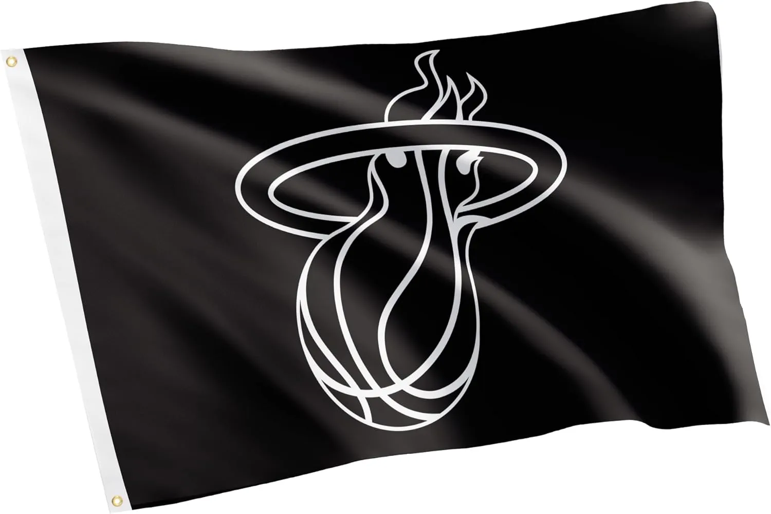 Desert Cactus Miami Heat Flag Team NBA National Basketball Association 100% Polyester Indoor Outdoor 3x5 feet Flags (Flag B)