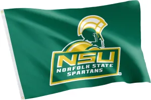 Desert Cactus Norfolk State University NSU Flag - 3 x 5 Feet Spartans Banner, Indoor/Outdoor Durable Fabric, 100% Polyester Design (Style 2a)