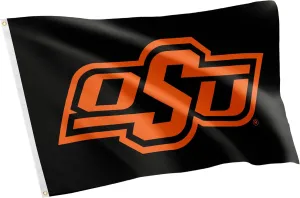 Desert Cactus Oklahoma State University OSU Flag - 3 x 5 Feet Cowboys Banner, Indoor/Outdoor Durable Fabric, 100% Polyester Design (Style 3)