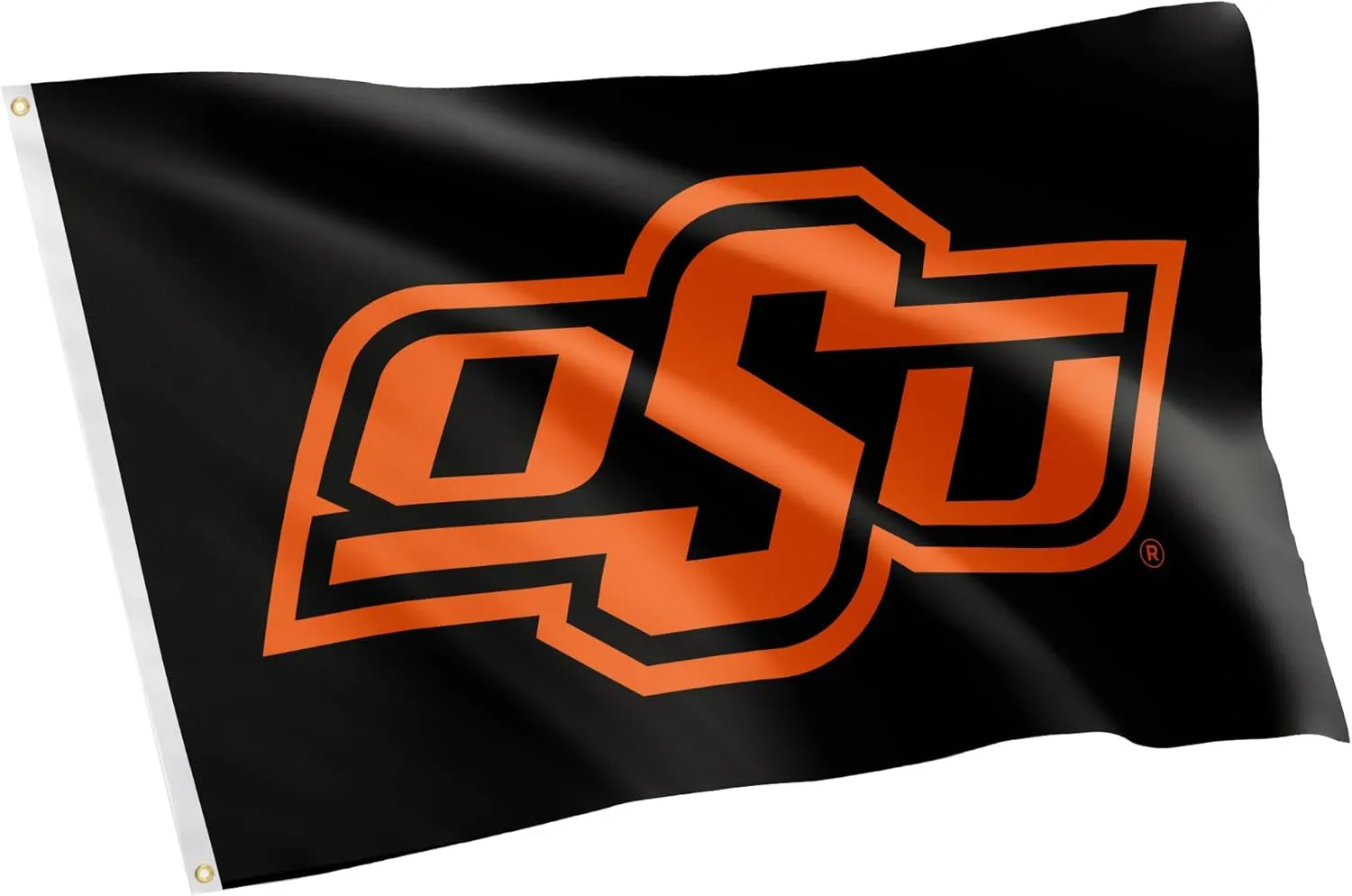 Desert Cactus Oklahoma State University OSU Flag - 3 x 5 Feet Cowboys Banner, Indoor/Outdoor Durable Fabric, 100% Polyester Design (Style 3)