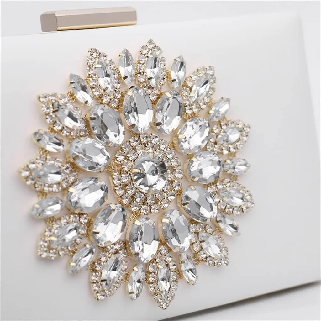 Diamond-Encrusted Dinner Hand Bag Single Shoulder Cross-Body Chain Small Bag Cross-Body Bag