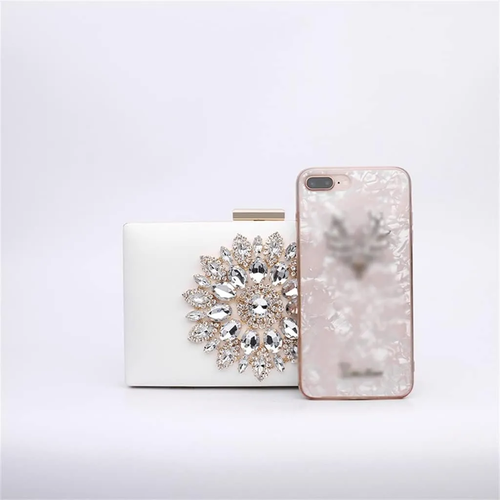 Diamond-Encrusted Dinner Hand Bag Single Shoulder Cross-Body Chain Small Bag Cross-Body Bag