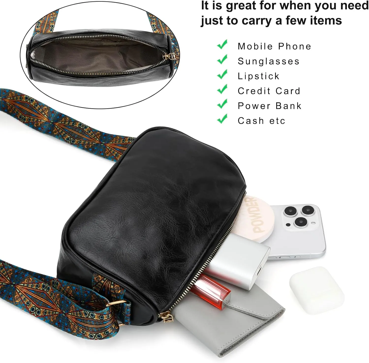 DOB SECHS Soft Leather Purse Shoulder Handbag for Girl Women Large Capacity Crossbody Handbags Single Shoulder Crossbody Bag