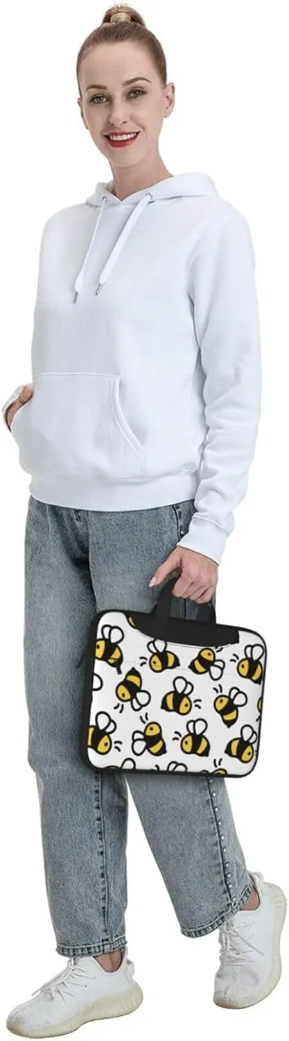 Dog Paw Seamless Pattern Laptop Bag Classic Slim Briefcase Messenger Bag, Spacious, Ergonomic