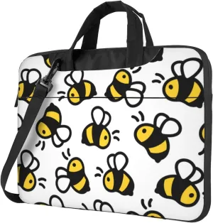 Dog Paw Seamless Pattern Laptop Bag Classic Slim Briefcase Messenger Bag, Spacious, Ergonomic